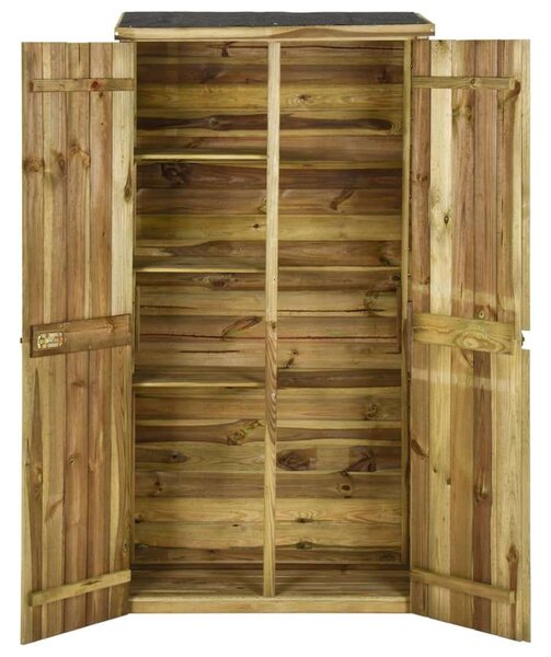 Kerti Fészer - Fenyőfa - 85x48x177 cm