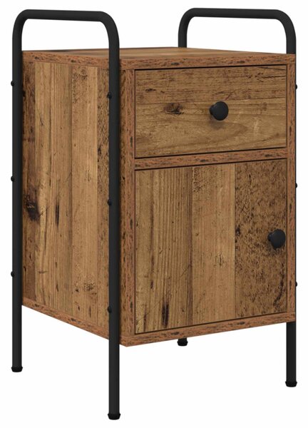 Éjjeliszekrény Antik Fa 35 x 36,5 x 61 cm Szerelt Fa