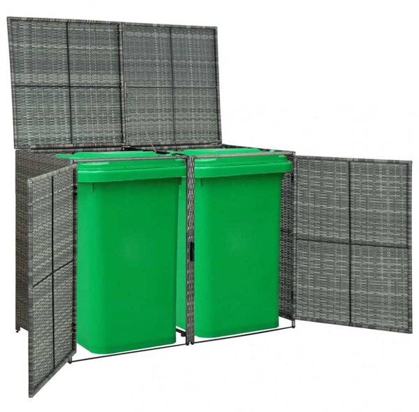 Kert-Max - Dupla Kukatároló - Polyrattan - 148x77x111cm