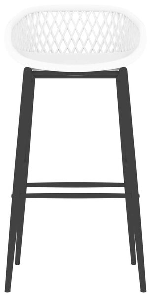 VidaXL Fehér Bárszett - 7 részes - 120x60cm
