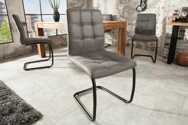 MODENA - II modern szék - vintage szürke