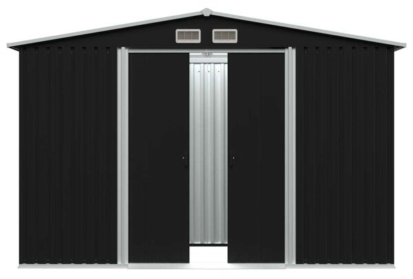 Vidaxl Acél Kerti Fészer - 257x205x178 cm