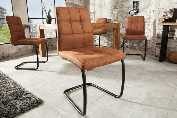 MODENA - II modern szék - vintage barna