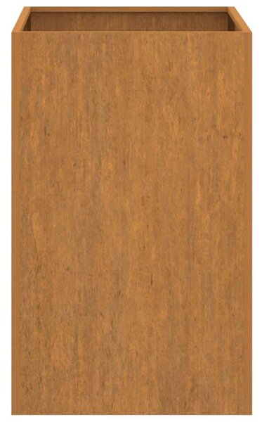 Szürke corten acél növénytartó 52 x 48 x 75 cm