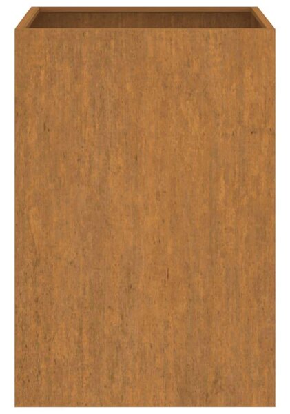 Szürke corten acél növénytartó 52 x 48 x 75 cm