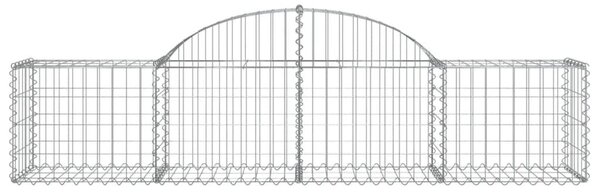 Gabion Kosár - Íves - 8 db - 200x50x40/60cm