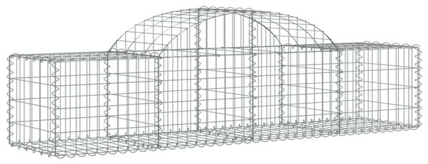 Gabion Kosár - Íves - 8 db - 200x50x40/60cm