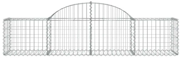Gabion Kosár - Íves - 8 db - 200x50x40/60cm