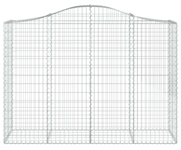 Gabion Kosár - Íves - 200x50x140/160 cm