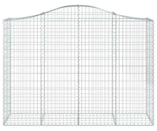 Gabion Kosár - Íves - 200x50x140/160 cm