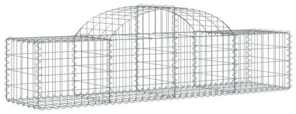 Gabion Kosár - Íves - 8 db - 200x50x40/60cm