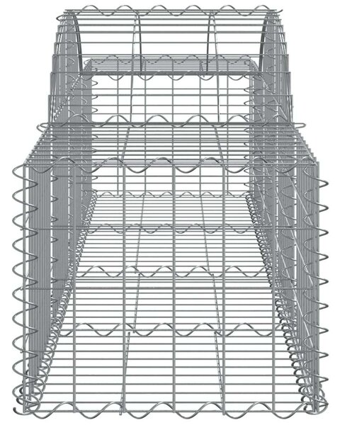 Gabion Kosár - Íves - 8 db - 200x50x40/60cm