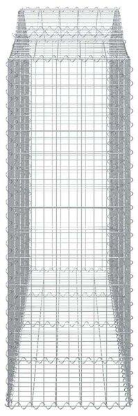 Gabion Kosár - Íves - 200x50x140/160 cm