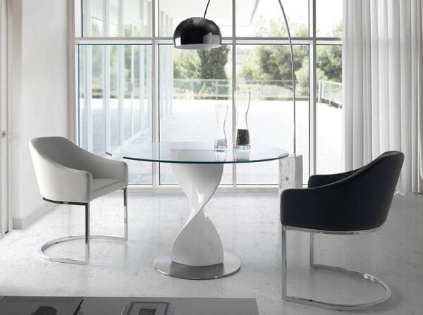 CAPRI design kerek étkezőasztal - 110/120/130cm