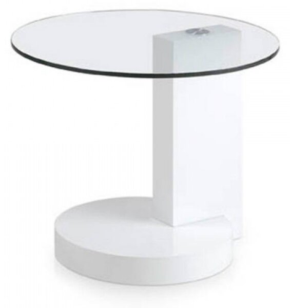 SIMONE design lerakóasztal - fehér