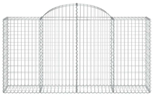 VidaXL Gabion Kosár Készlet - 11 db - 200x50x100/120cm
