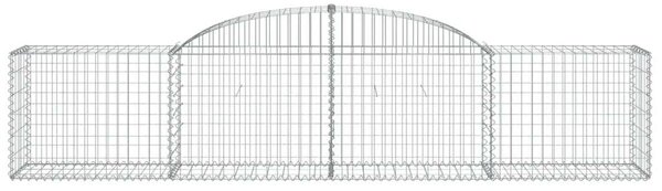 Gabion Kosár - 7 db - 300x50x60/80 cm - Horganyzott Vas