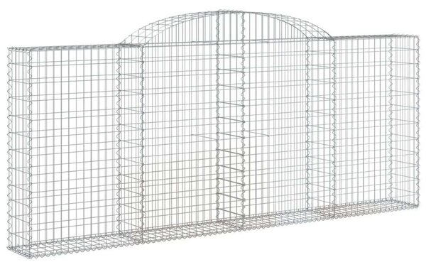 Gabion Kosár - Íves - 2 db - 300x30x120/140cm