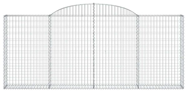 Gabion Kosár - Íves - 2 db - 300x30x120/140cm
