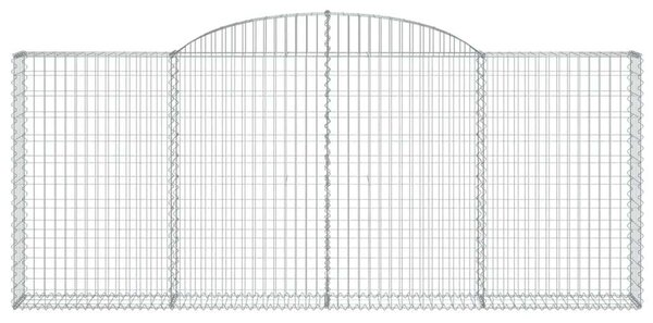 Gabion Kosár - Íves - 2 db - 300x30x120/140cm