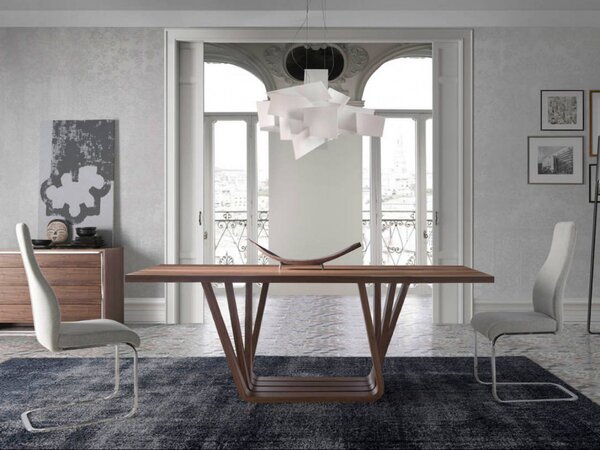 TROPEZ design étkezőasztal - 180/200/220cm - dió