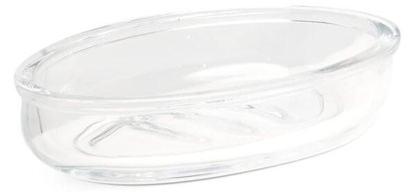 Üveg Szappantartó, Clear Átlátszó, H14,8xSz9,5xM3 cm