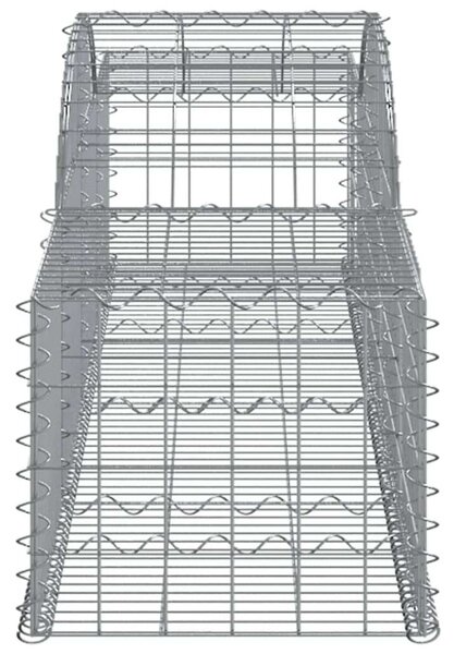 Gabion Kosár - Íves - 2 db - 300x50x40/60cm