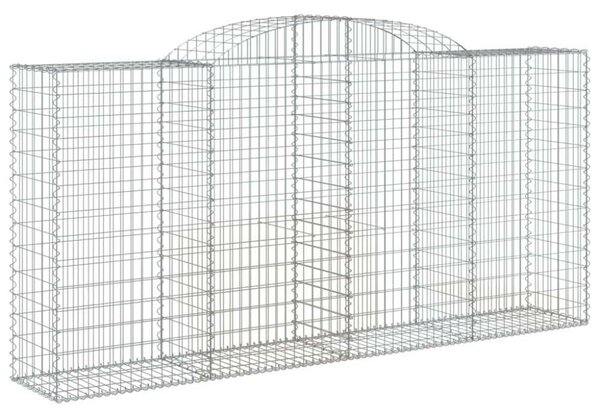 VidaXL Íves Gabion Kosár - 12 db - 300x50x140/160 cm