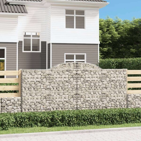 Gabion Kosár - Íves Kertfal - 2 db - 300x50x140/160cm