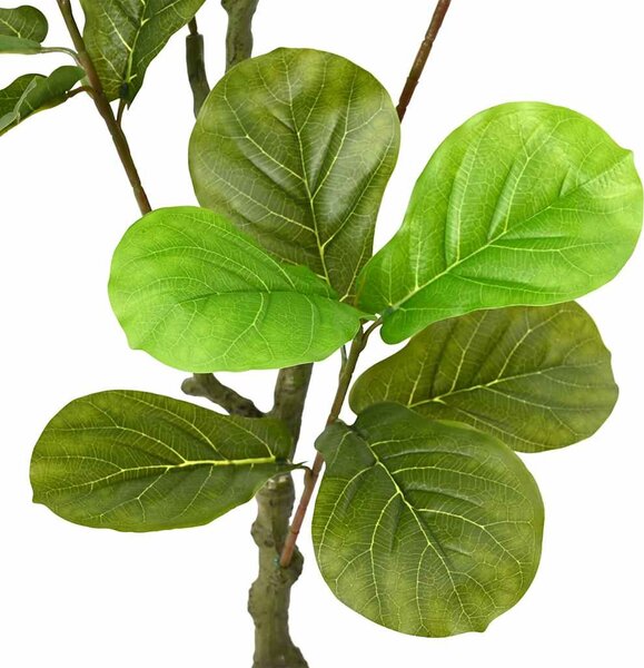 Zöld mű fikusz fa 30 levéllel 125 cm