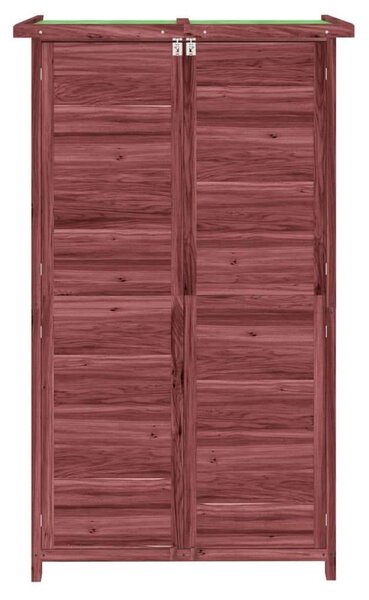 Fenyőfa Kerti Szerszámtároló - Mokka - 83x57x140 cm