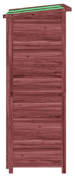Fenyőfa Kerti Szerszámtároló - Mokka - 83x57x140 cm