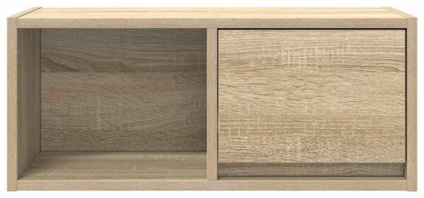 Sonoma tölgy színű szerelt fa fali TV-szekrény 60x31x25,5 cm