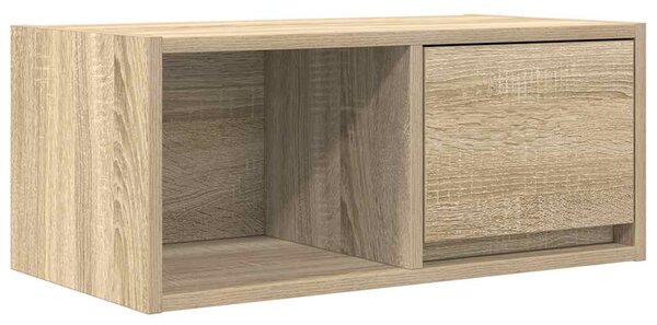 Sonoma tölgy színű szerelt fa fali TV-szekrény 60x31x25,5 cm