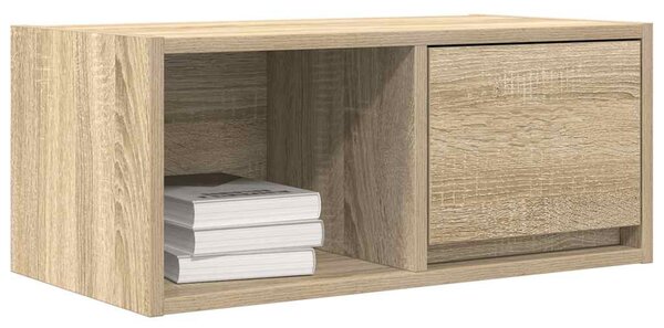 Sonoma tölgy színű szerelt fa fali TV-szekrény 60x31x25,5 cm