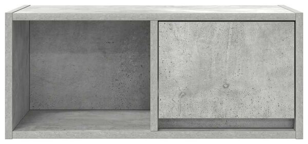2 db betonszürke szerelt fa TV-szekrény 60x31x25,5 cm
