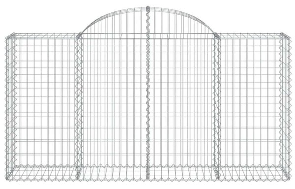 VidaXL Gabion Kosár Készlet - 11 db - 200x50x100/120cm