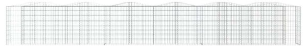Gabion Magaságyás - Íves - 600x50x100 cm