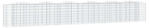 Gabion Magaságyás - Íves - 600x50x100 cm