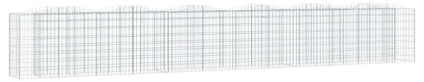 Gabion Magaságyás - Íves - 600x50x100 cm