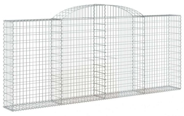 VidaXL Gabion Kosár Készlet - 11 db - 300x30x120/140 cm