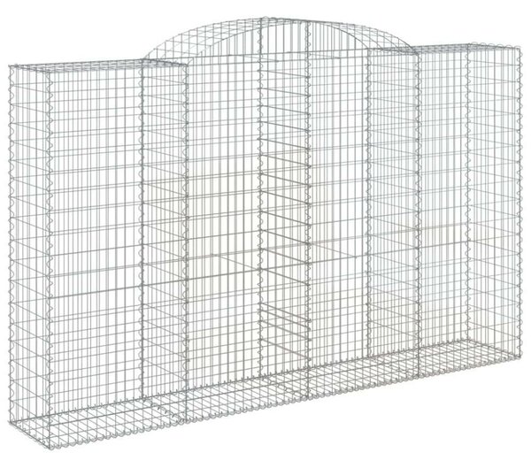 VidaXL Gabion Kosár Kerti Fal - 7 db - 300x50x180/200cm