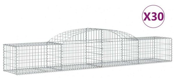 VidaXL Gabion Kosár - 30 db - 300x50x40/60 cm