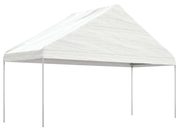 VidaXL Nagy Fehér Pavilon - 892x588x375 cm