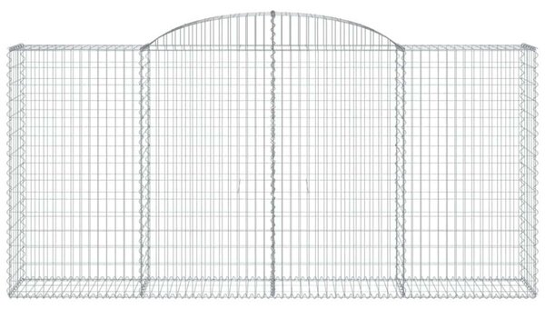 VidaXL Íves Gabion Kosár - 12 db - 300x50x140/160 cm