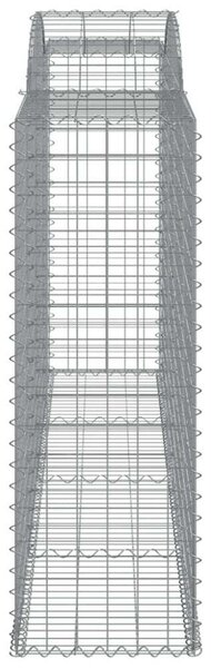 VidaXL Íves Gabion Kosár - 12 db - 300x50x140/160 cm