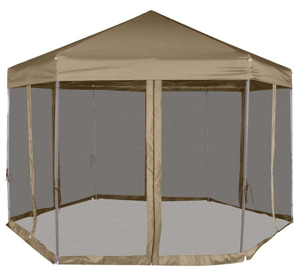 VidaXL Összecsukható Pavilon Szúnyoghálóval - 3,6x3,1m