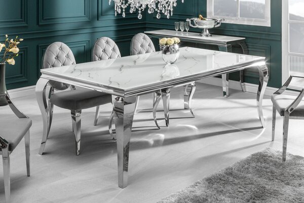 MARBLE BAROCK design étkezőasztal - 180/200cm
