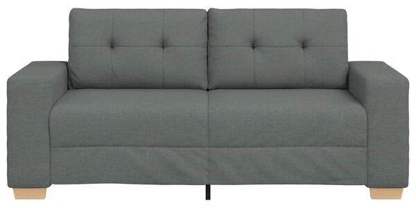 Sötétszürke szövet loveseat kanapé 180x77x82 cm