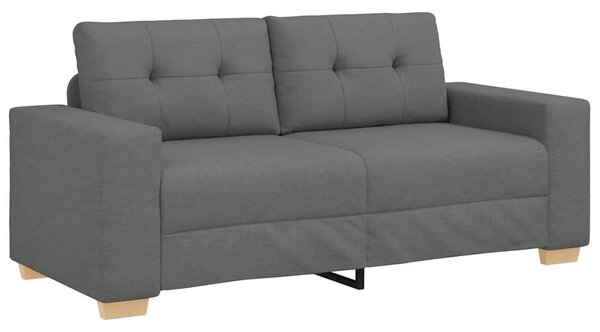Sötétszürke szövet loveseat kanapé 180x77x82 cm